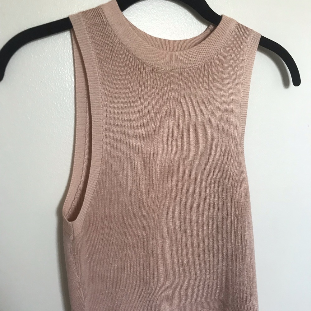 Mauve Knit Crop Top